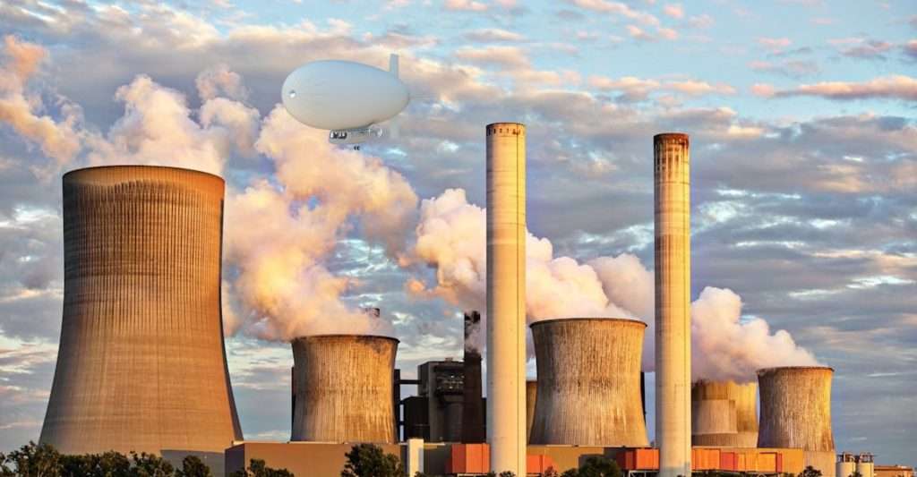 Centrale nucléaire classée SEVESO surveillée par Horus, le ballon captif autonome de Lium